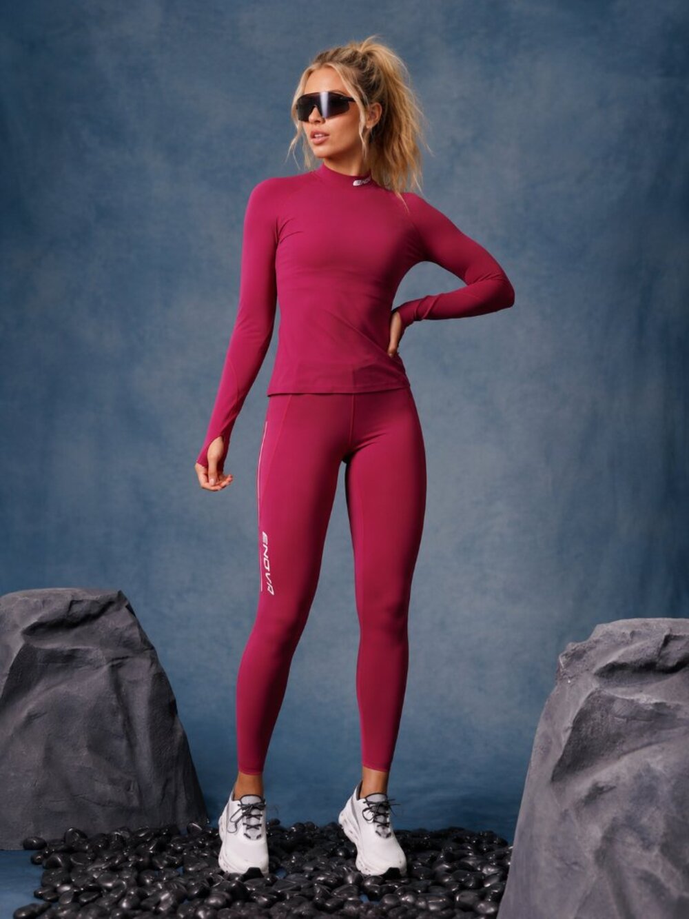 NWT Endeavor DRYFORCE® Long Sleeve Mock Neck Orchid Cooling Performance Workout